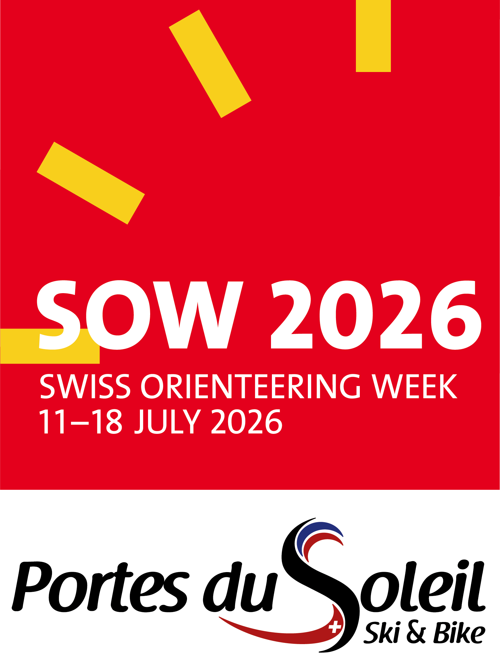 Swiss Orienteering Week Logo 2026 Portes du Soleil